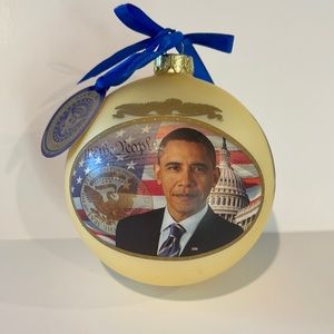 Barack Obama Inauguration 2009 Commemorative Ornament By Kurt S. Adler